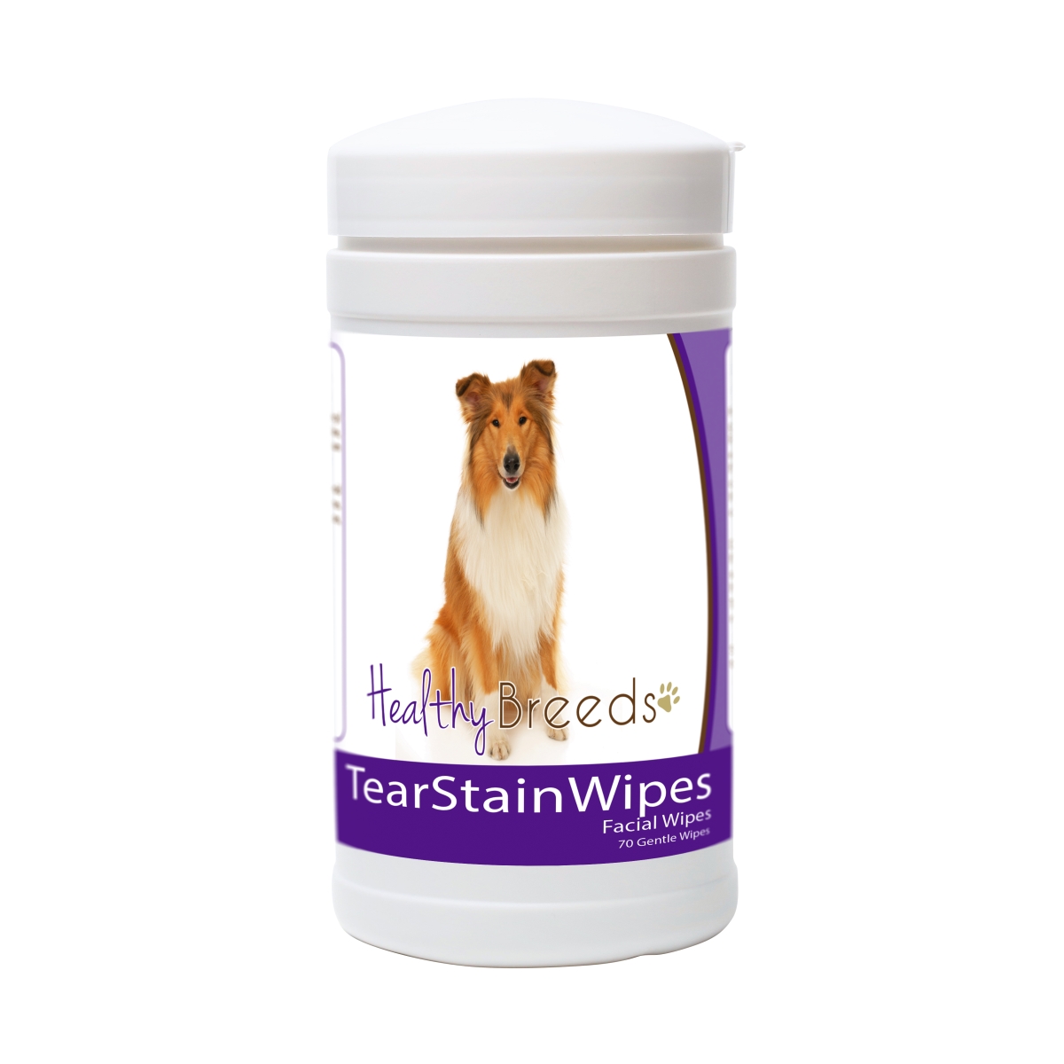 Picture of Healthy Breeds 840235152859 Collie Tear Stain Wipes