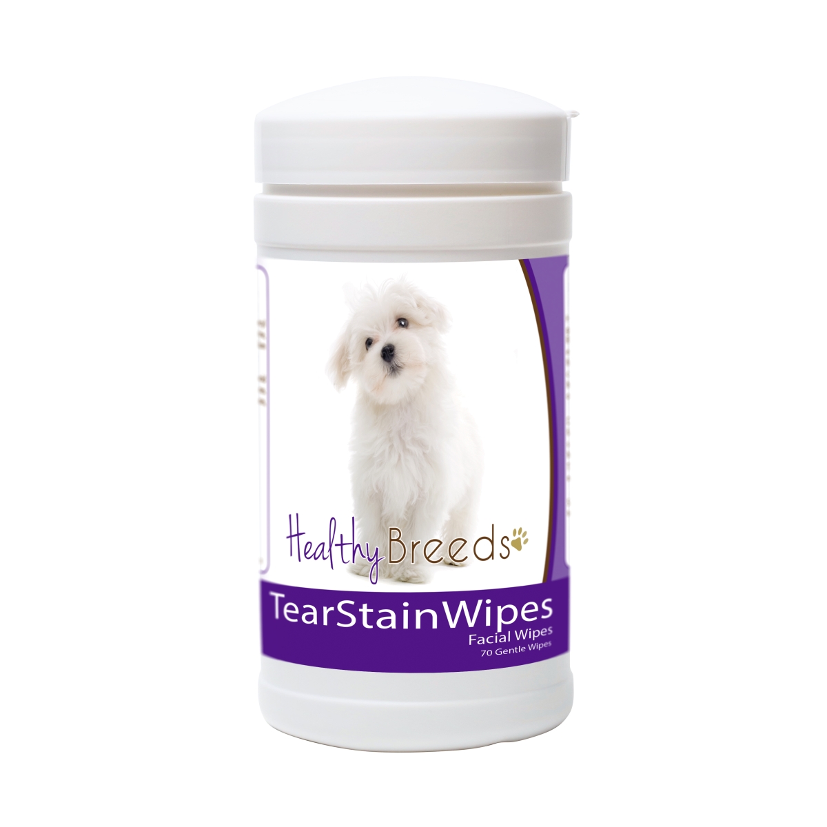 Picture of Healthy Breeds 840235152965 Maltese Tear Stain Wipes