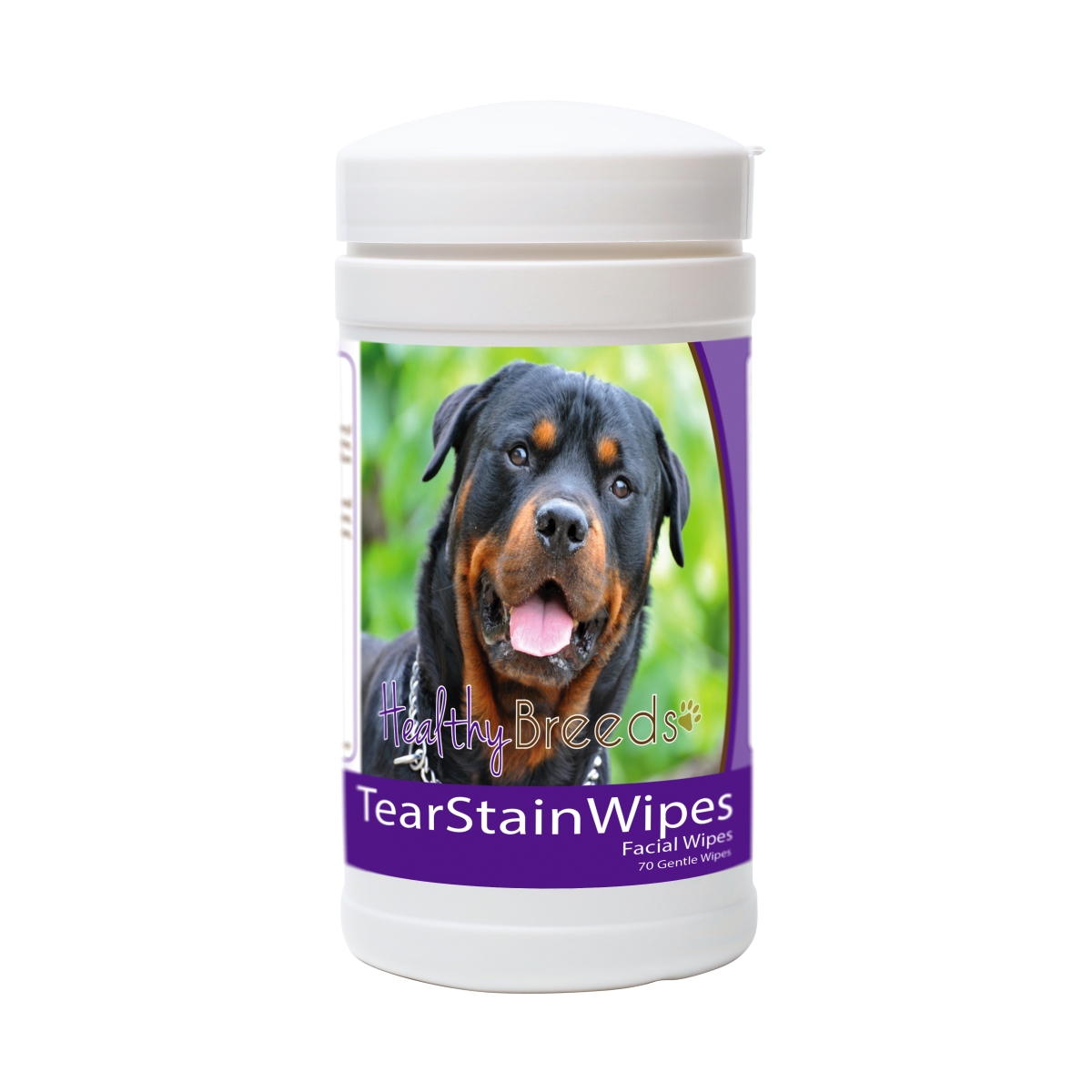 Picture of Healthy Breeds 840235152996 Rottweiler Tear Stain Wipes