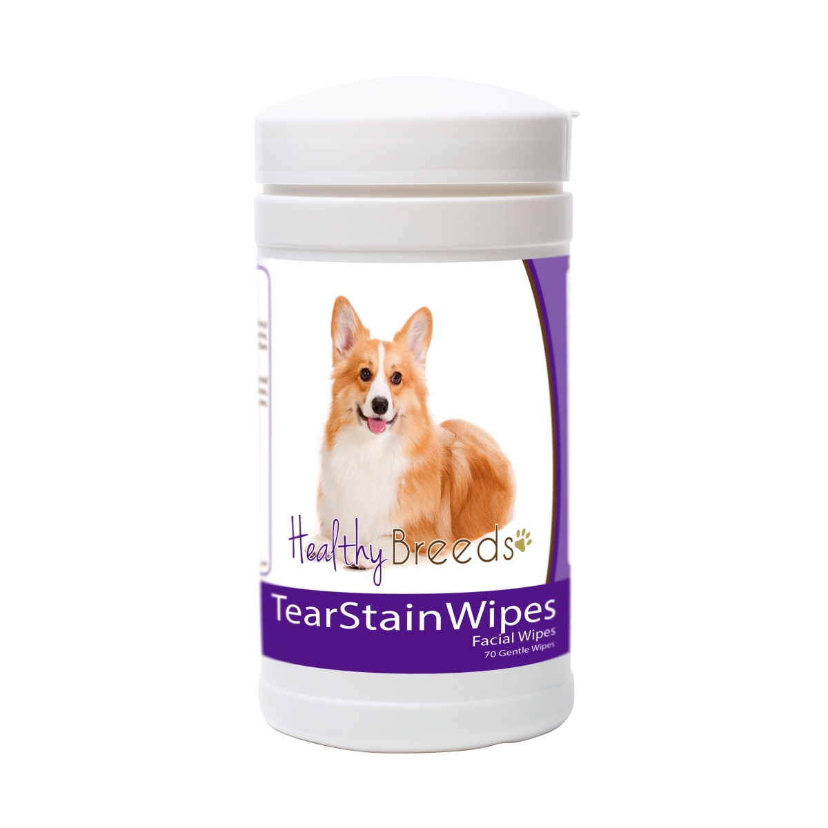 Picture of Healthy Breeds 840235153023 Pembroke Welsh Corgi Tear Stain Wipes