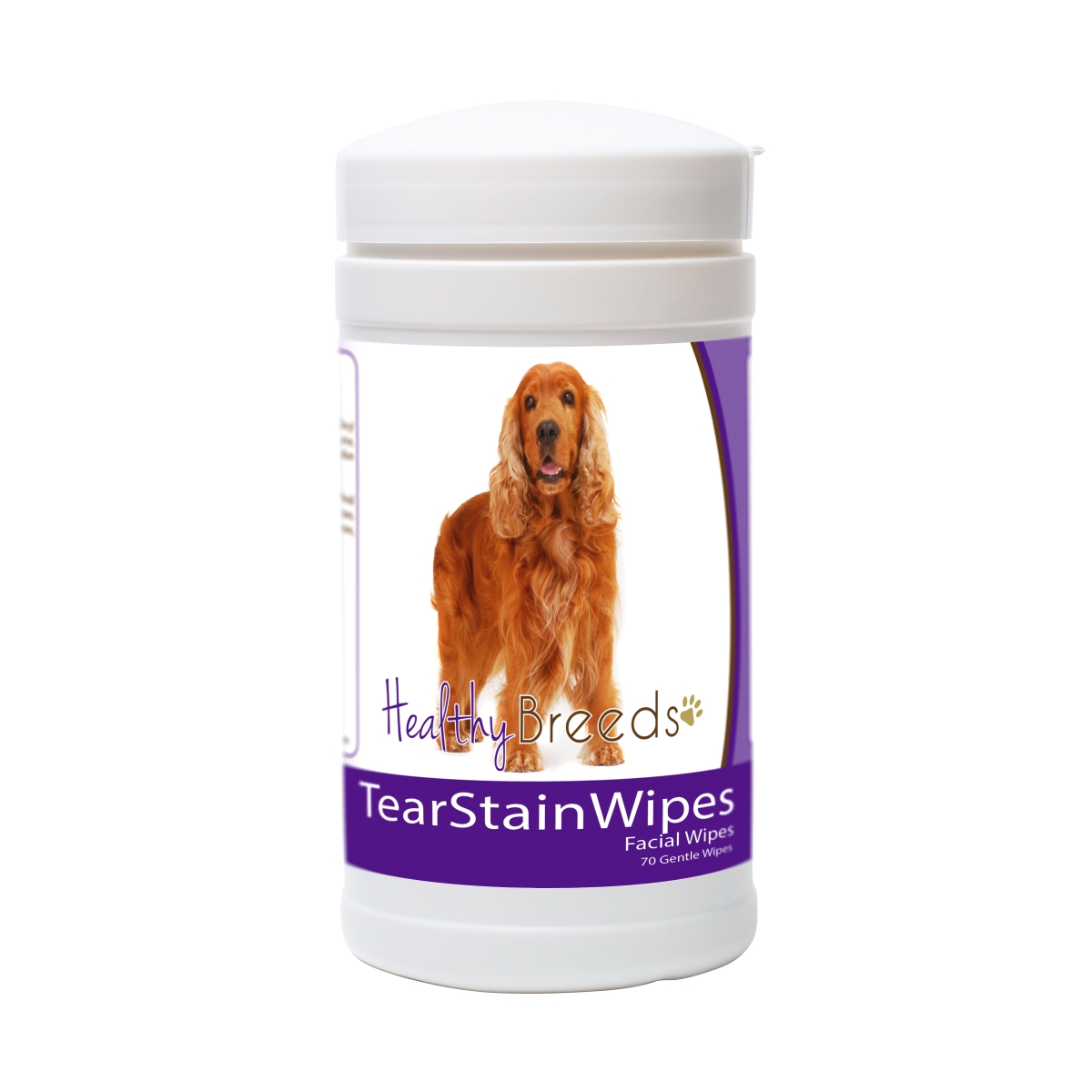 Picture of Healthy Breeds 840235153061 English Cocker Spaniel Tear Stain Wipes