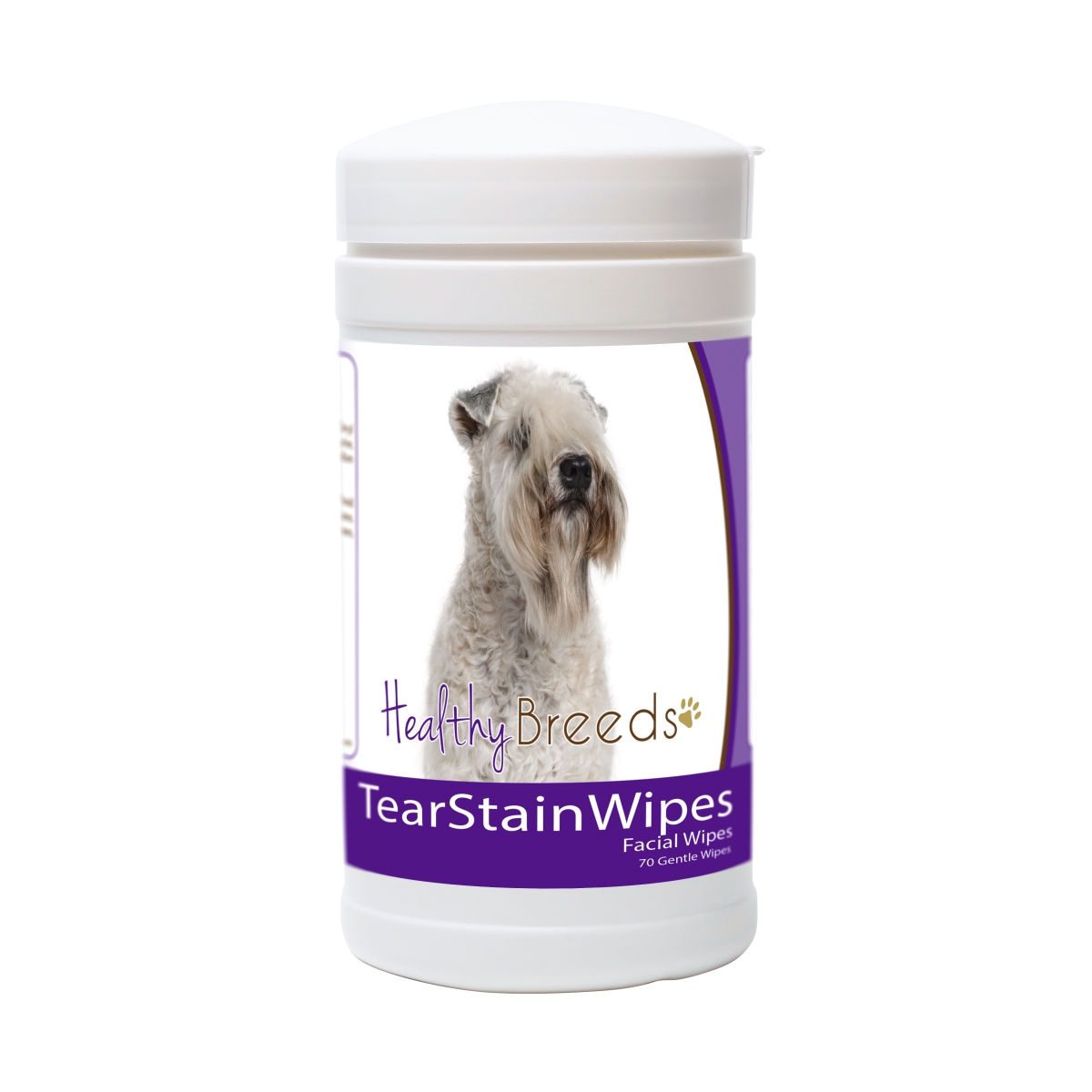 Picture of Healthy Breeds 840235153085 Soft Coated Wheaten Terrier Tear Stain Wipes