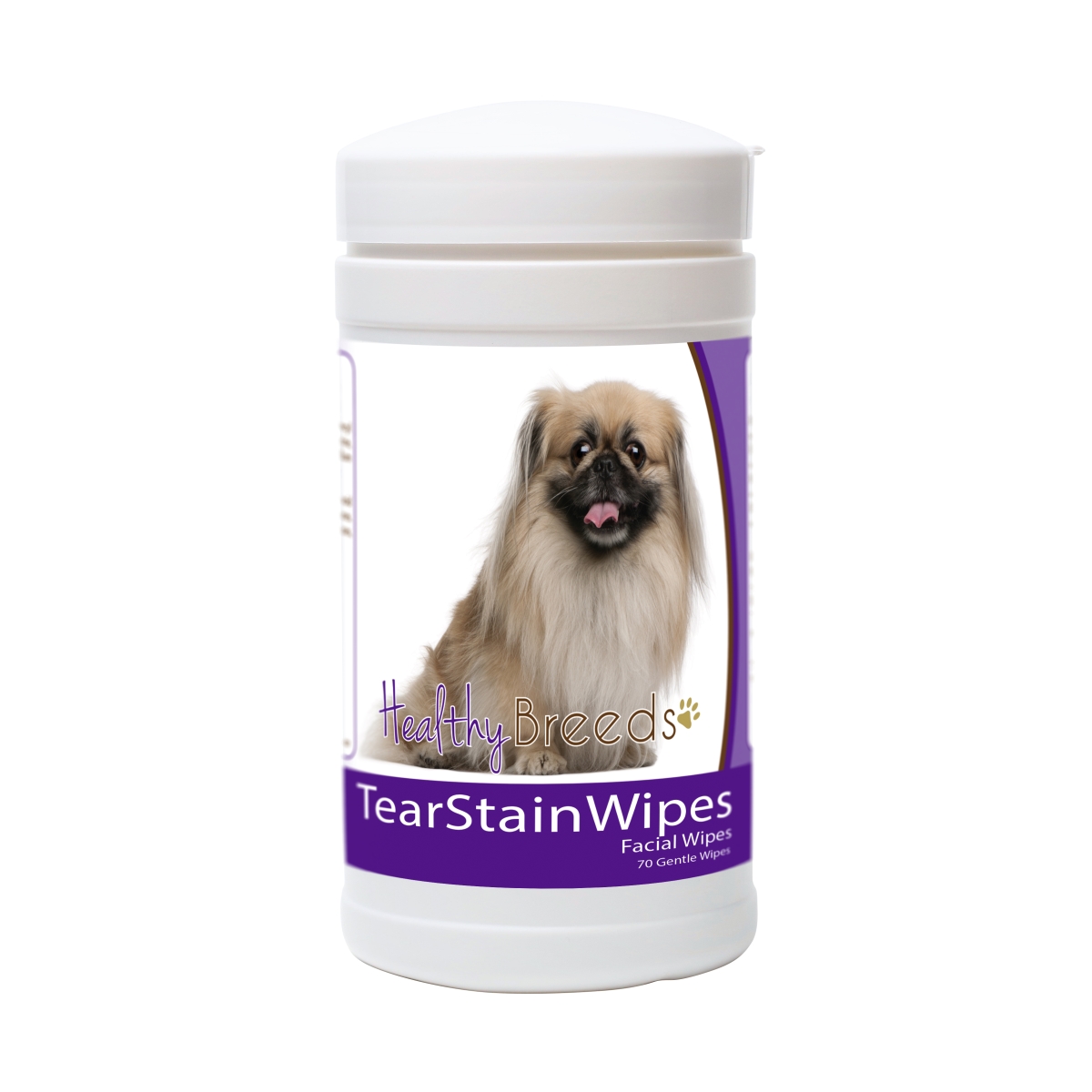 Picture of Healthy Breeds 840235153122 Pekingese Tear Stain Wipes