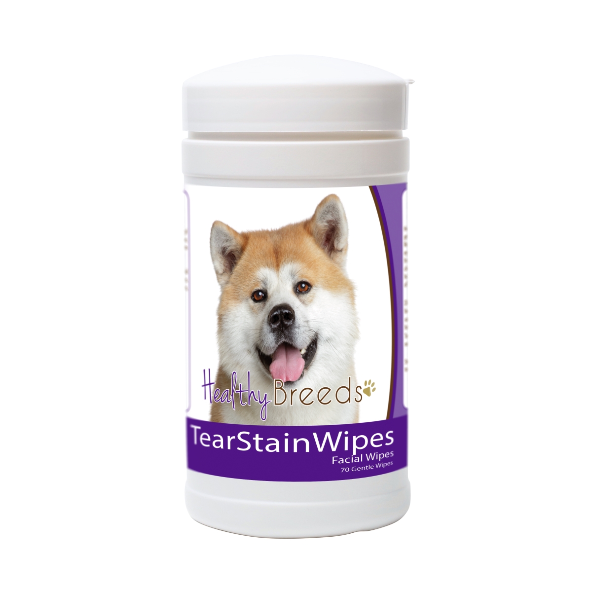 Picture of Healthy Breeds 840235153139 Akita Tear Stain Wipes