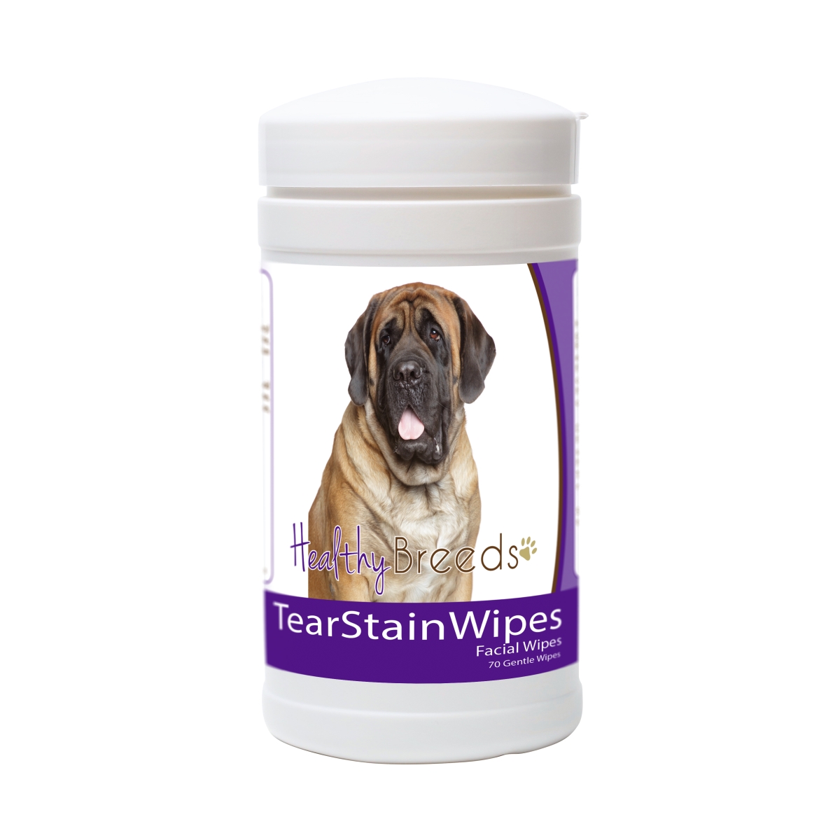 Picture of Healthy Breeds 840235153153 Mastiff Tear Stain Wipes