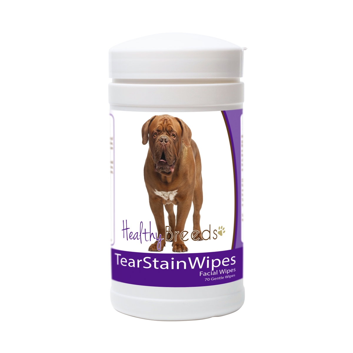 Picture of Healthy Breeds 840235153160 Dogue de Bordeaux Tear Stain Wipes