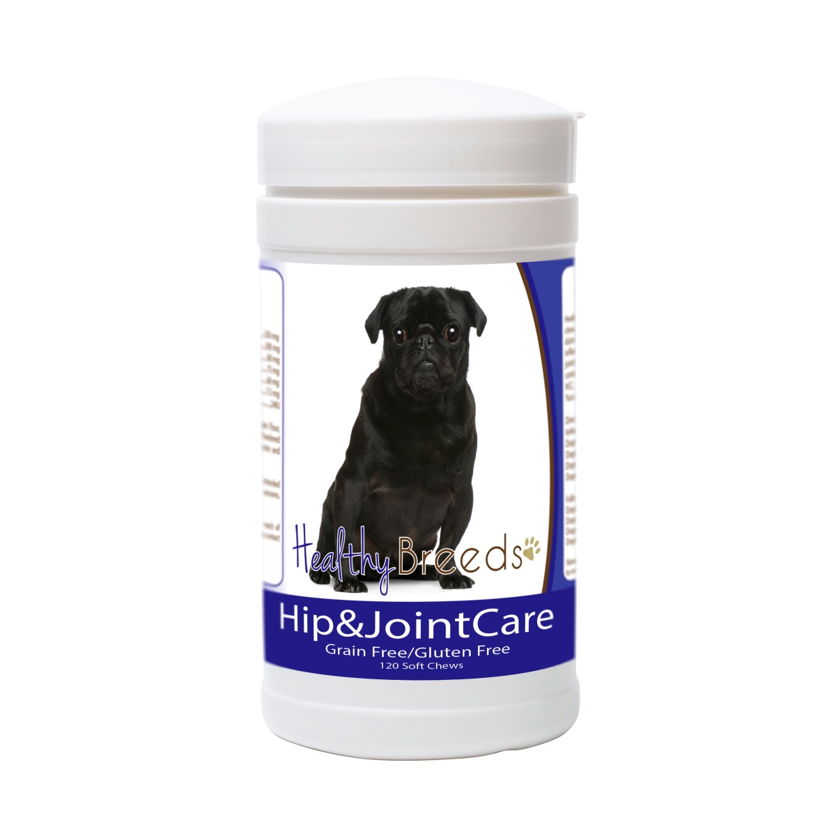 Picture of Healthy Breeds 840235154228 Pug Hip and Joint Care