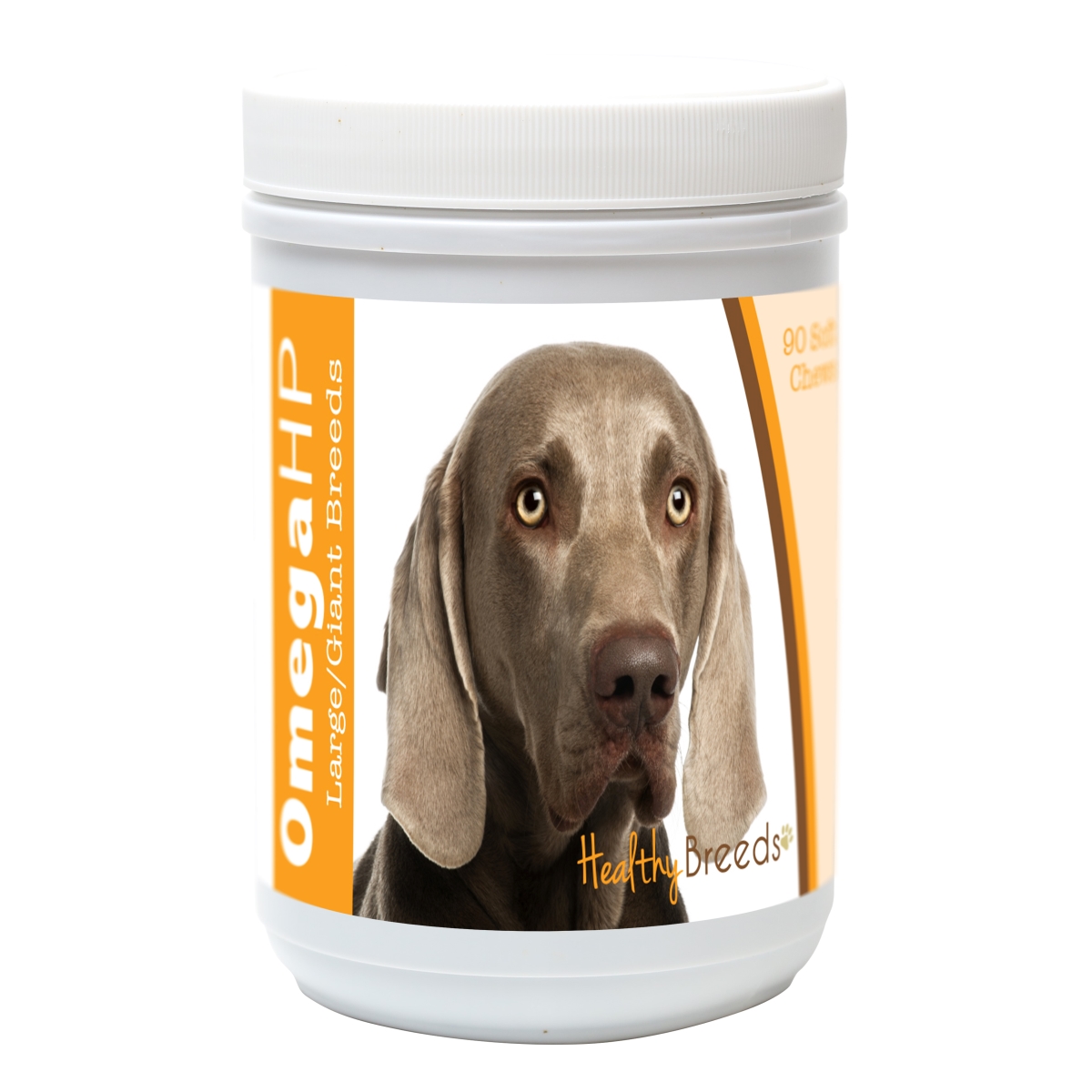 Weimaraner Omega HP Fatty Acid Skin & Coat Support Soft Chews, 90 Count