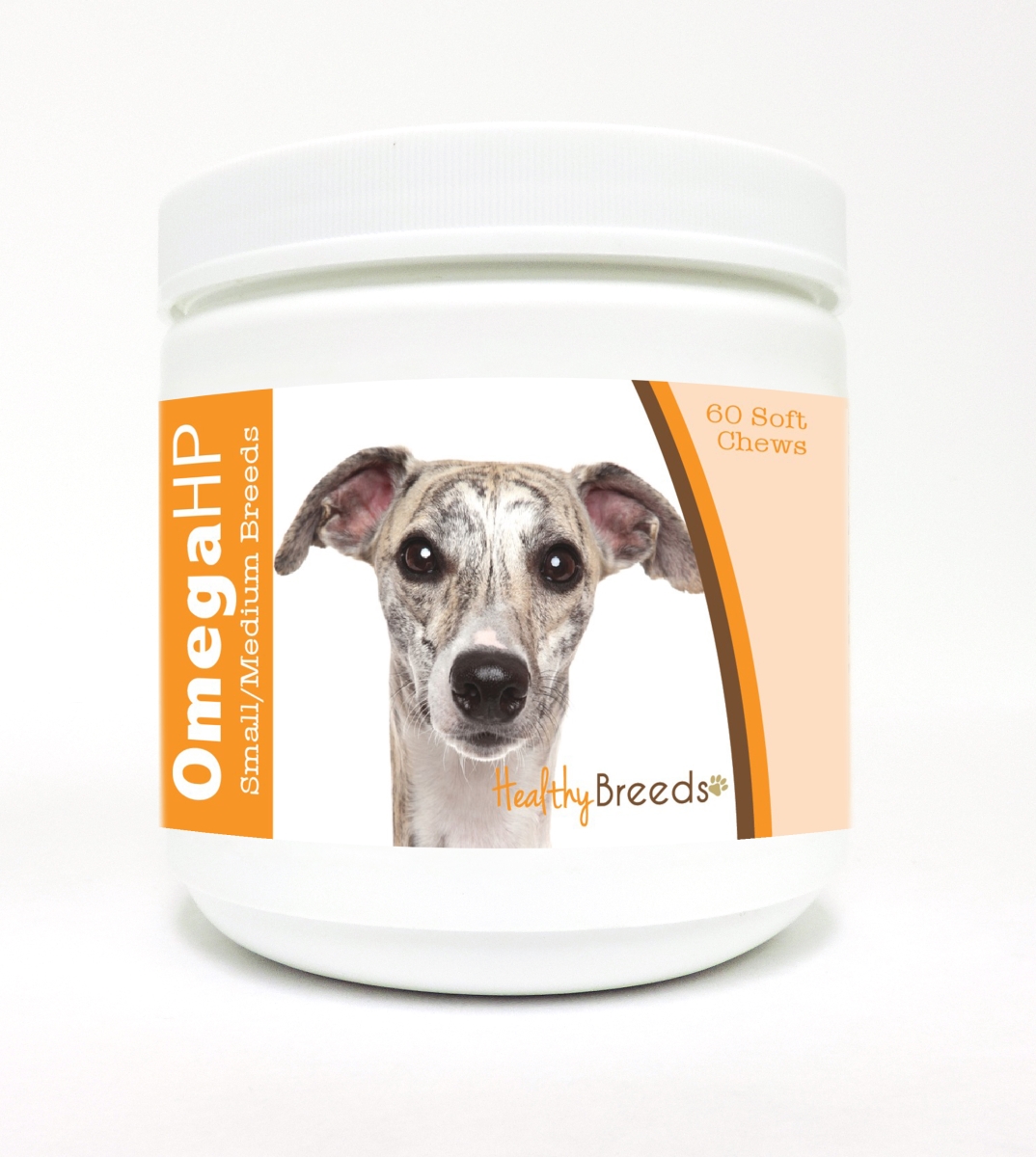 Picture of Healthy Breeds 840235116400 Whippet Omega HP Fatty Acid Skin & Coat Support Soft Chews, 60 Count