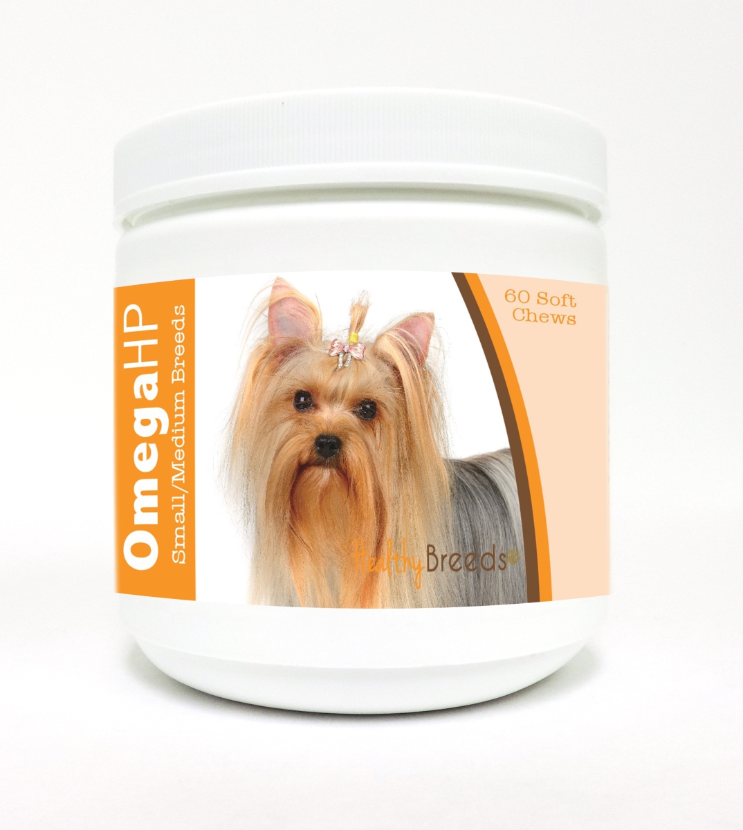 Picture of Healthy Breeds 840235116950 Yorkshire Terrier Omega HP Fatty Acid Skin & Coat Support Soft Chews, 60 Count