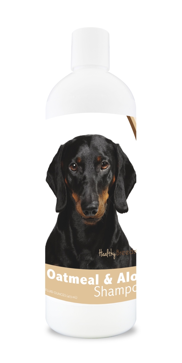 16 oz Dachshund Oatmeal Shampoo with Aloe