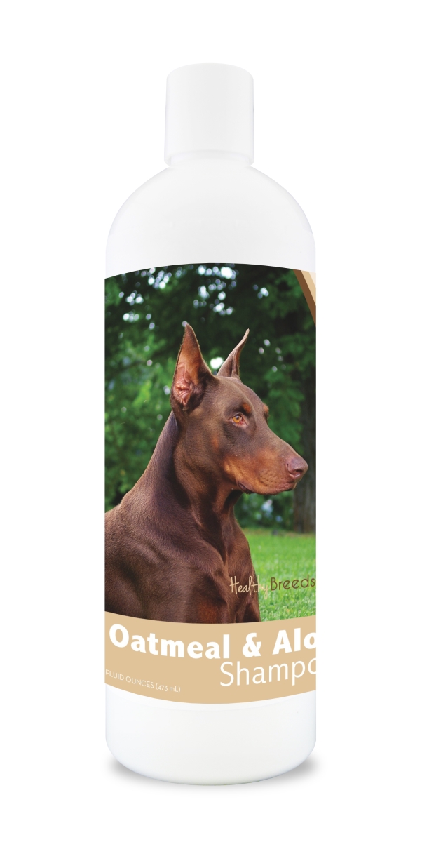 16 oz Doberman Pinscher Oatmeal Shampoo with Aloe