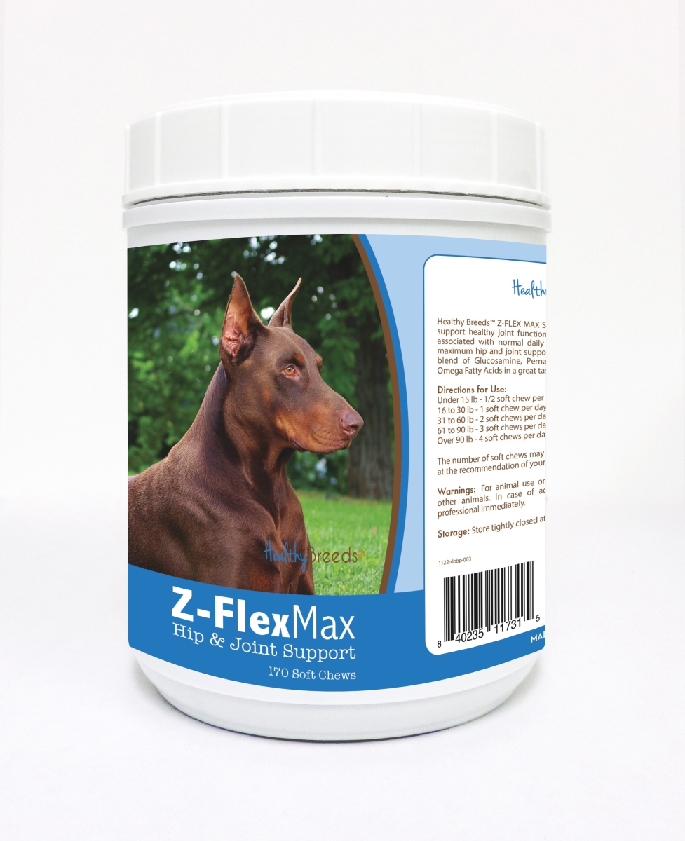 Picture of Healthy Breeds 840235117315 Dogue de Bordeaux Z-Flex Max Hip & Joint Soft Chews, 170 Count