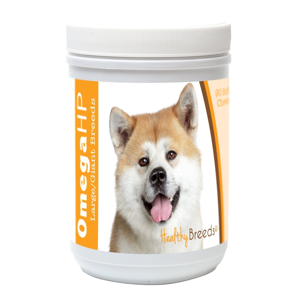 Healthy Breeds 840235100584 Akita Omega HP Fatty Acid Skin & Coat Support Soft Chews; 90 Count