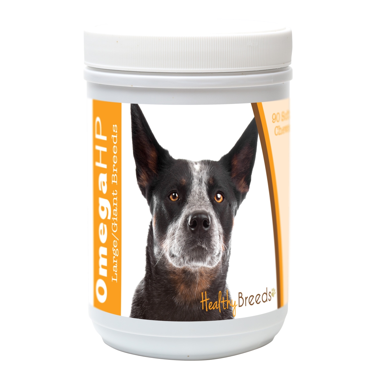 840235101055 Australian Cattle Dog Omega HP Fatty Acid Skin & Coat Support Soft Chews, 90 Count