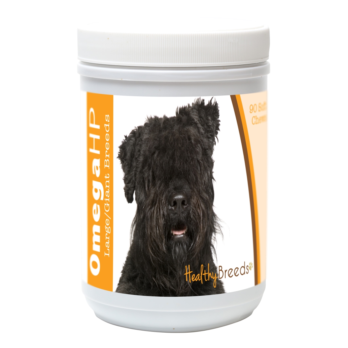 840235101697 Bouvier des Flandres Omega HP Fatty Acid Skin & Coat Support Soft Chews, 90 Count