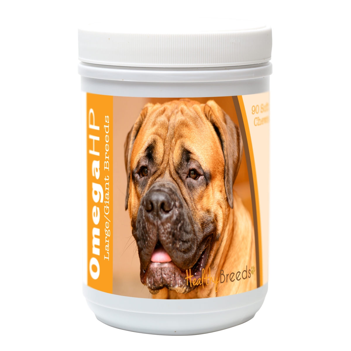 840235102939 Bullmastiff Omega HP Fatty Acid Skin & Coat Support Soft Chews, 90 Count