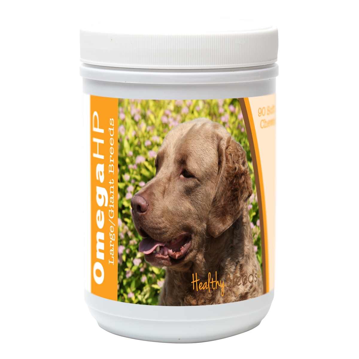 Chesapeake Bay Retriever Omega HP Fatty Acid Skin & Coat Support Soft Chews, 90 Count