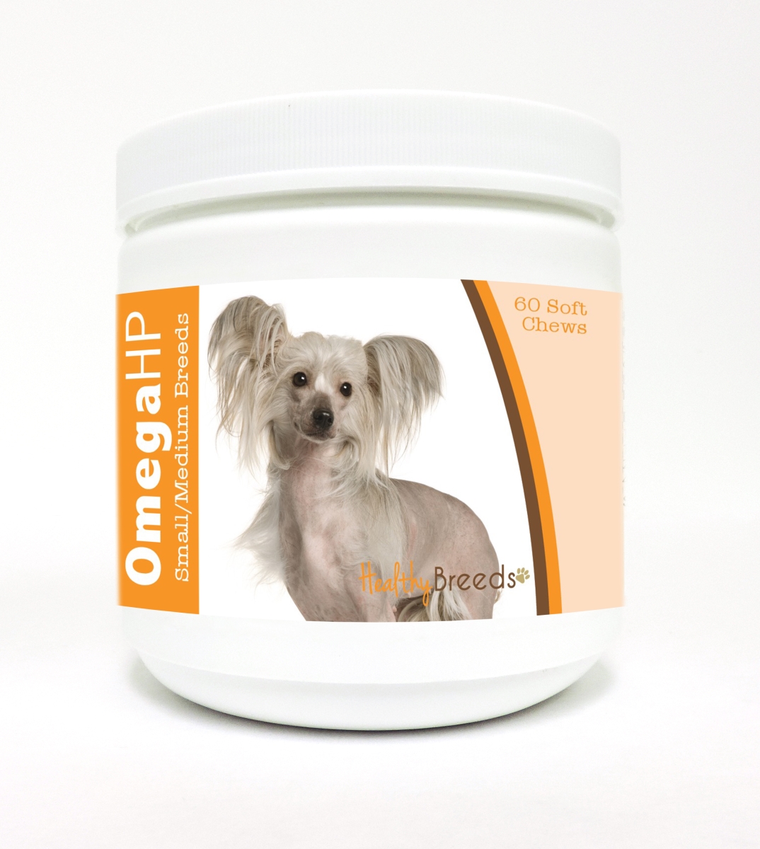 Picture of Healthy Breeds 840235105350 Chinese Crested Omega HP Fatty Acid Skin & Coat Support Soft Chews, 60 Count
