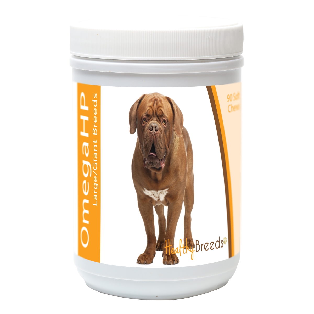 840235106241 Dogue de Bordeaux Omega HP Fatty Acid Skin & Coat Support Soft Chews, 90 Count