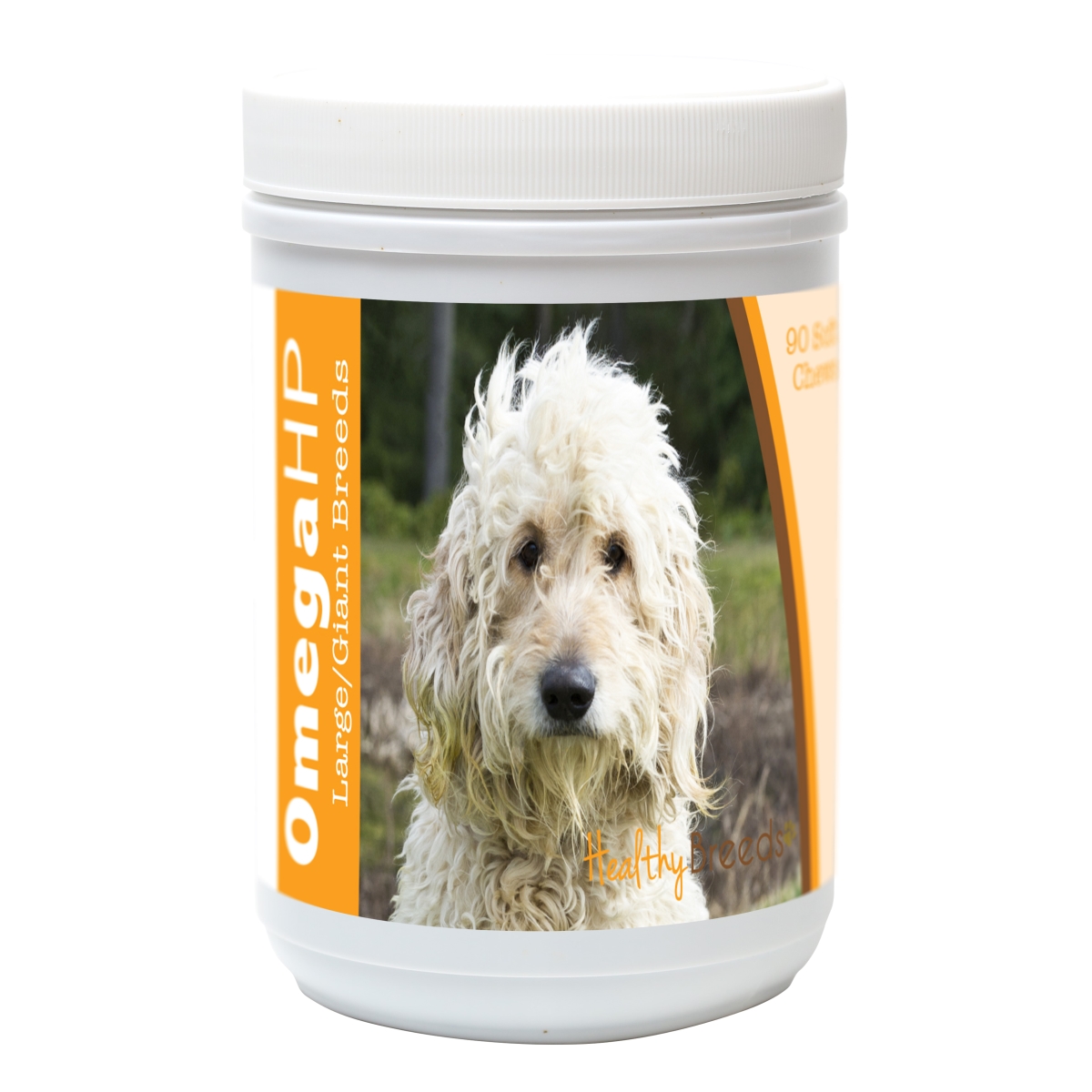 Goldendoodle Omega HP Fatty Acid Skin & Coat Support Soft Chews - White - 90 Count