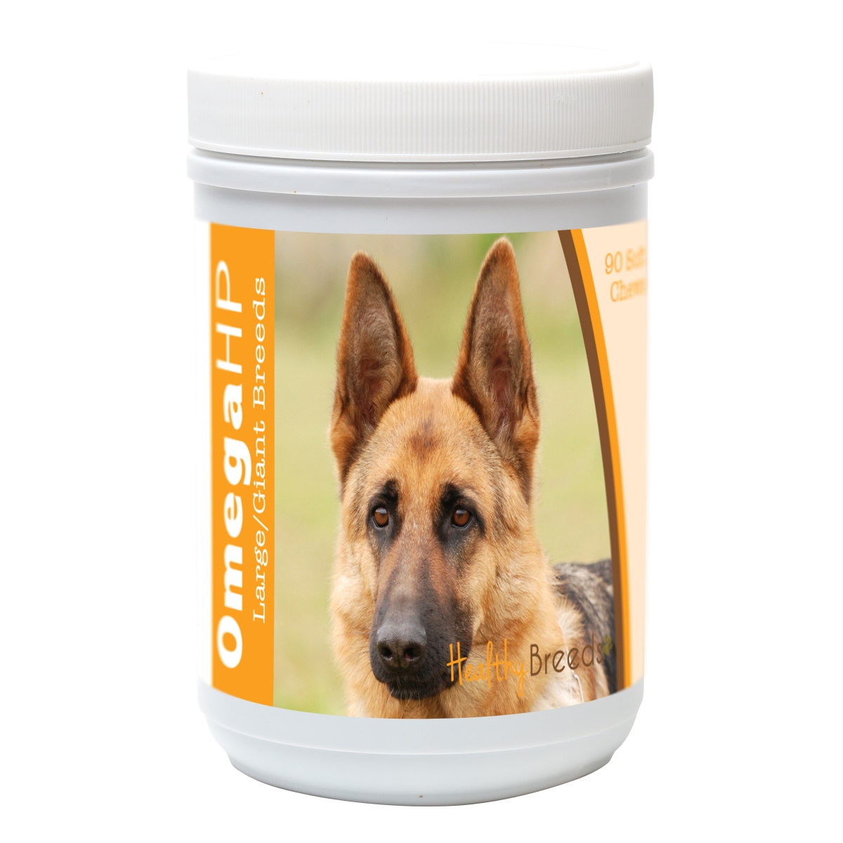 German Shepherd Omega HP Fatty Acid Skin & Coat Support Soft Chews, 90 Count