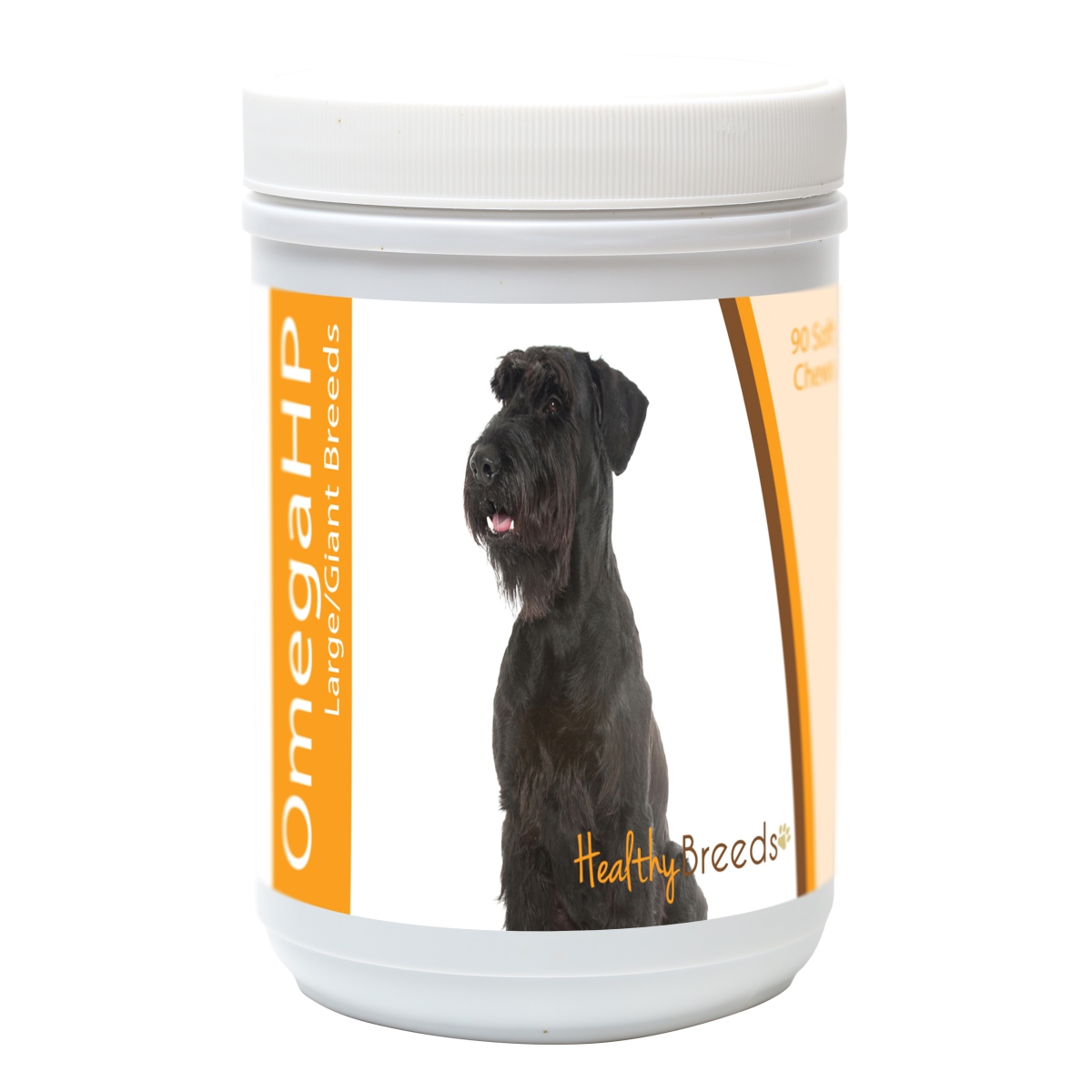 840235108658 Giant Schnauzer Omega HP Fatty Acid Skin & Coat Support Soft Chews, 90 Count