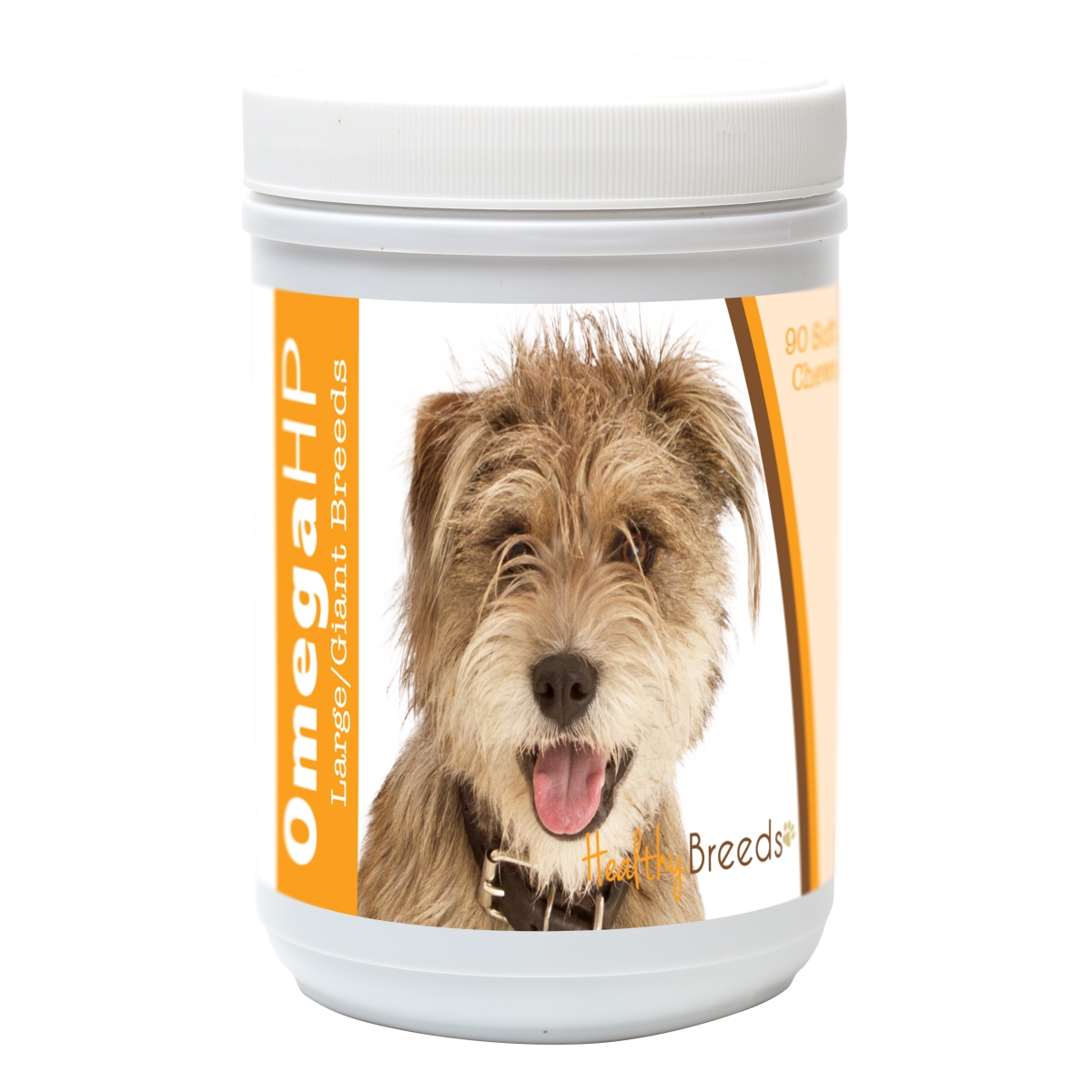 Mutt Omega HP Fatty Acid Skin & Coat Support Soft Chews - Brown - 90 Count