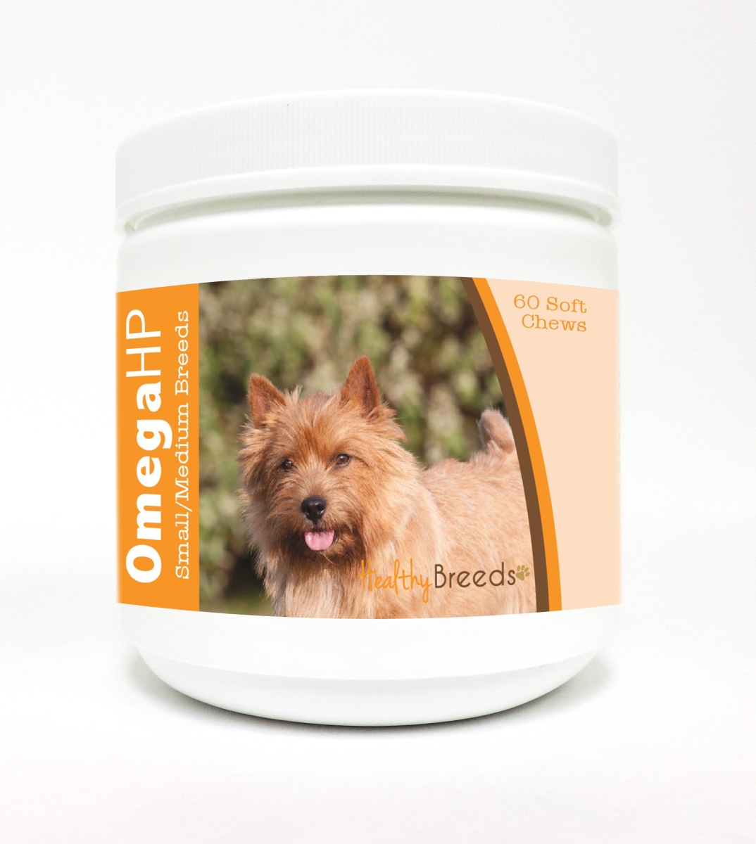 Picture of Healthy Breeds 840235111801 Norwich Terrier Omega HP Fatty Acid Skin & Coat Support Soft Chews, 60 Count
