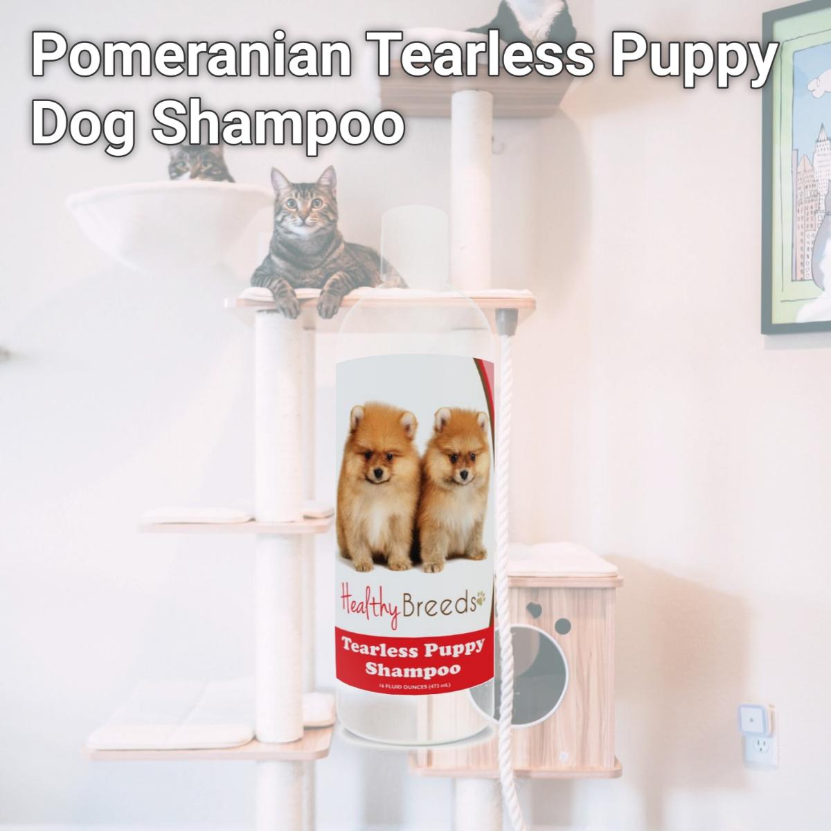 Picture of Healthy Breeds 840235112501 Pomeranian Tearless Puppy Dog Shampoo