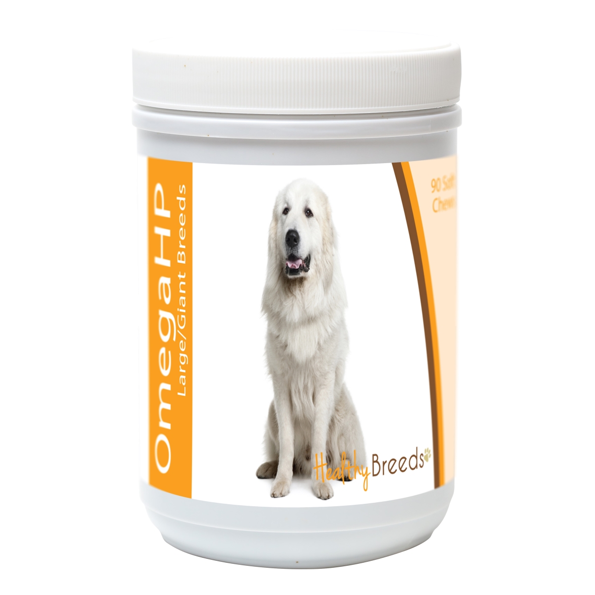 840235113362 Great Pyrenees Omega HP Fatty Acid Skin & Coat Support Soft Chews, 90 Count