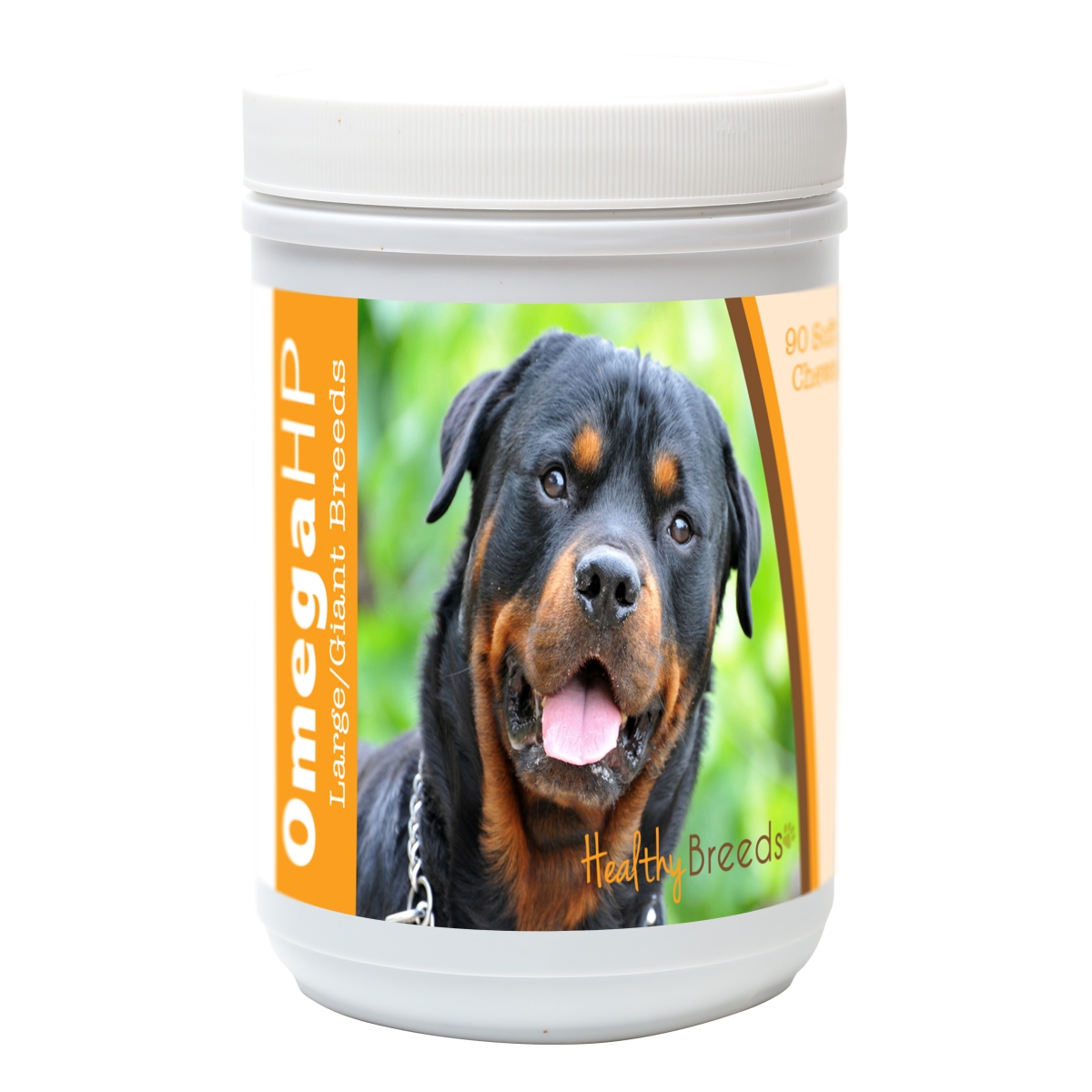 Rottweiler Omega HP Fatty Acid Skin & Coat Support Soft Chews, 90 Count