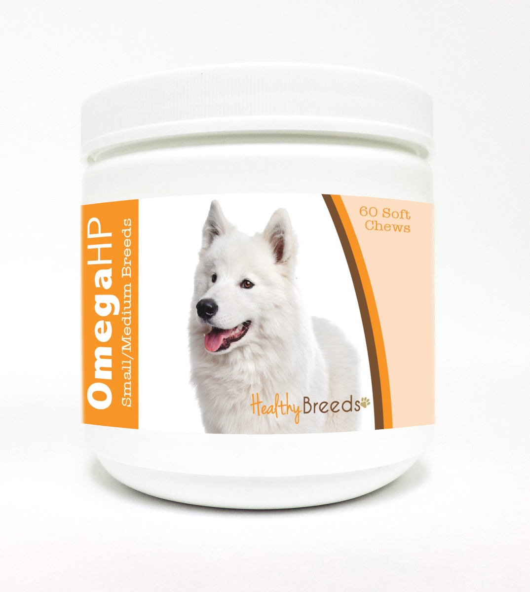 Picture of Healthy Breeds 840235113829 Samoyed Omega HP Fatty Acid Skin & Coat Support Soft Chews, 60 Count