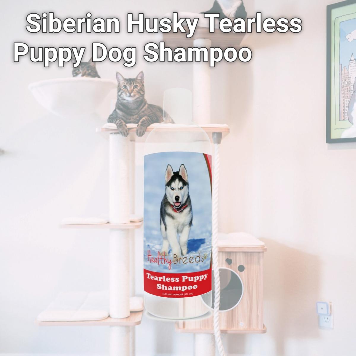 Picture of Healthy Breeds 840235114475 Siberian Husky Tearless Puppy Dog Shampoo