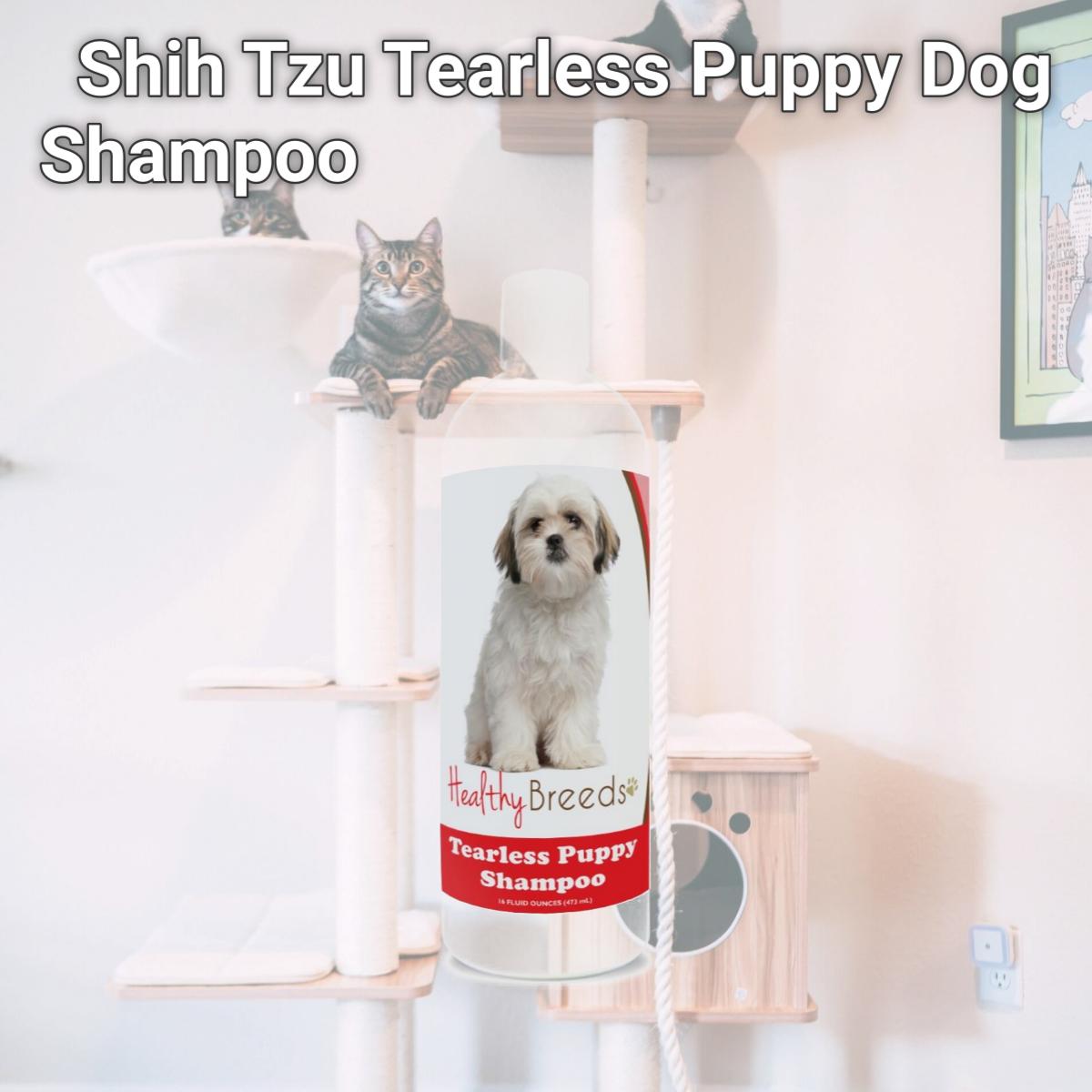Picture of Healthy Breeds 840235115496 Shih Tzu Tearless Puppy Dog Shampoo