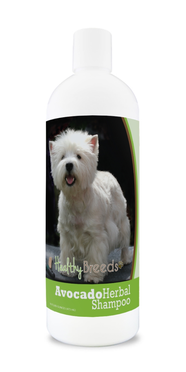 West Highland White Terrier Avocado Herbal Dog Shampoo