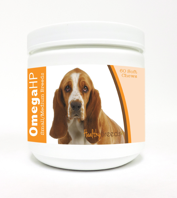 Picture of Healthy Breeds 840235101352 Omega-HP Skin & Coat Soft Chews - Low Allergen
