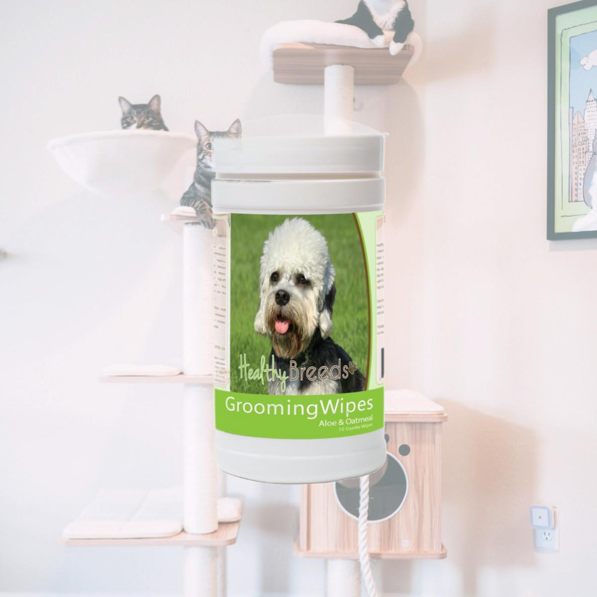 Picture of Healthy Breeds 840235172321 Dandie Dinmont Terrier Grooming Wipes - 70 Count
