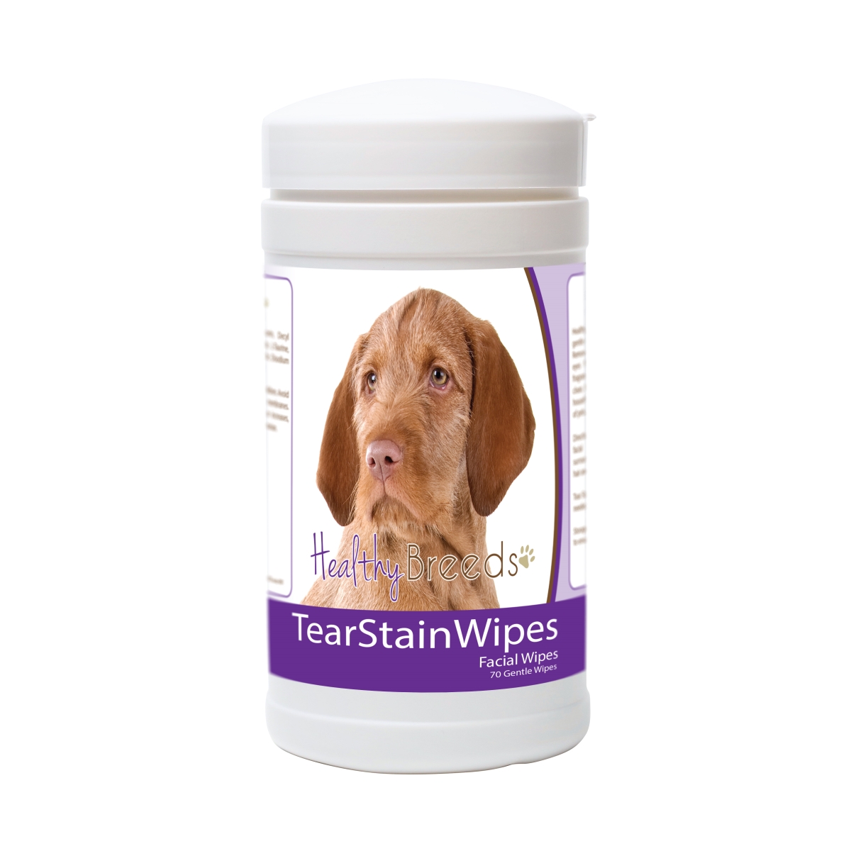 Picture of Healthy Breeds 840235172499 Wirehaired Vizsla Tear Stain Wipes - 70 Count