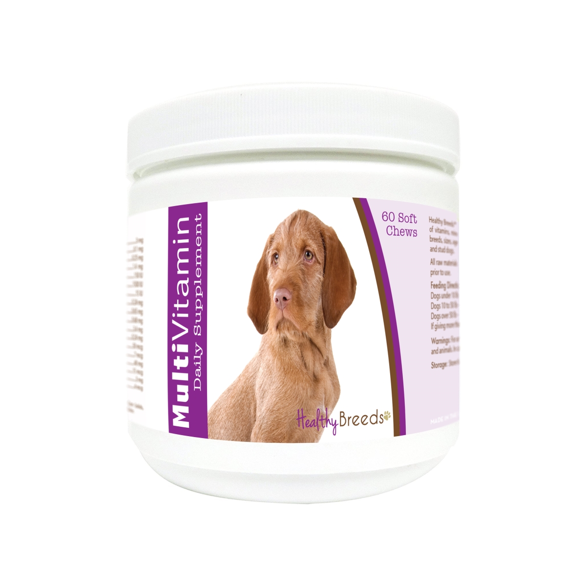Picture of Healthy Breeds 840235172505 Wirehaired Vizsla Multi-Vitamin Soft Chews - 60 Count