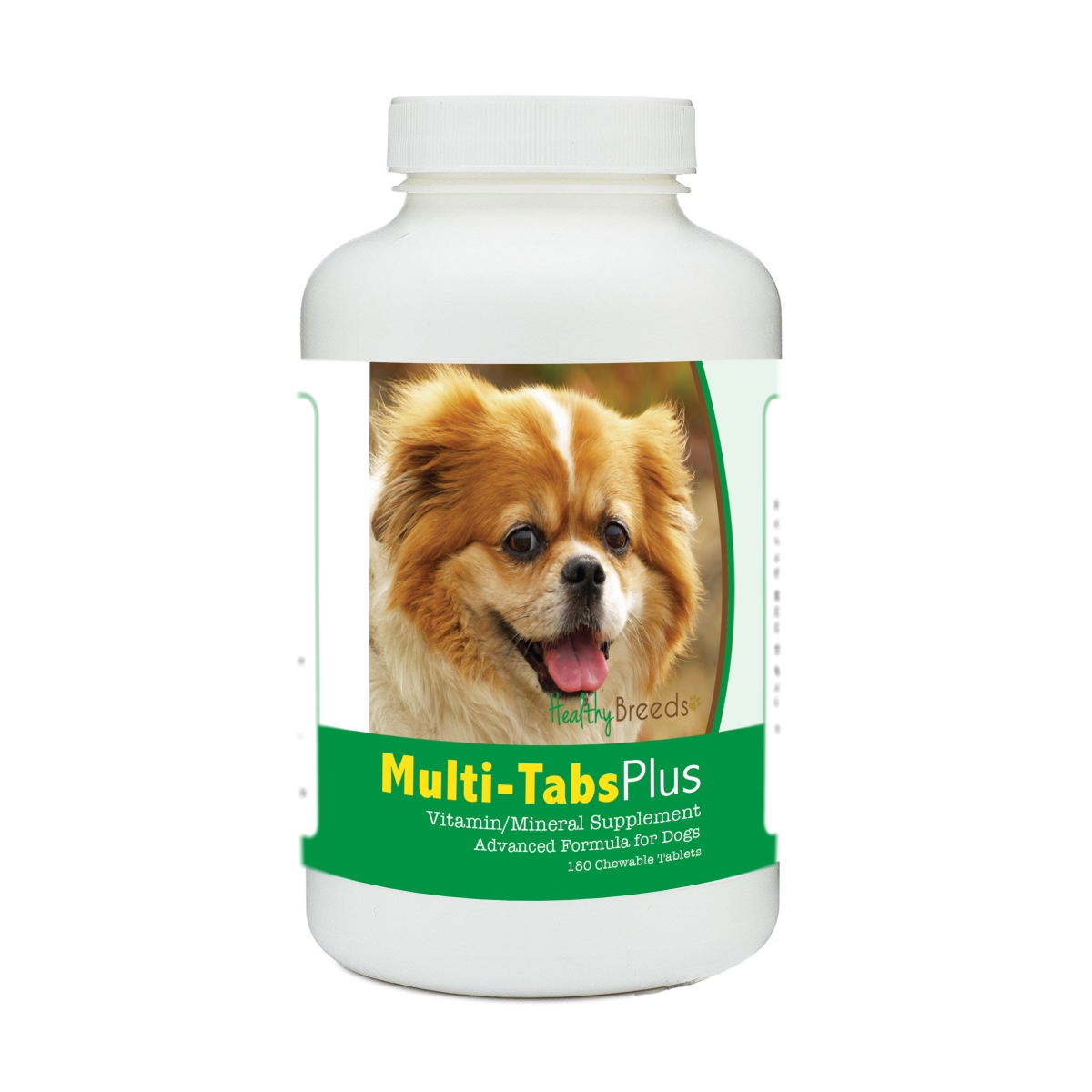 Picture of Healthy Breeds 840235172635 Tibetan Spaniel Multi-Tabs Plus Chewable Tablets - 180 Count