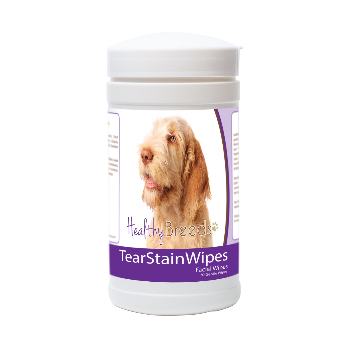 Picture of Healthy Breeds 840235172659 Spinoni Italiani Tear Stain Wipes - 70 Count