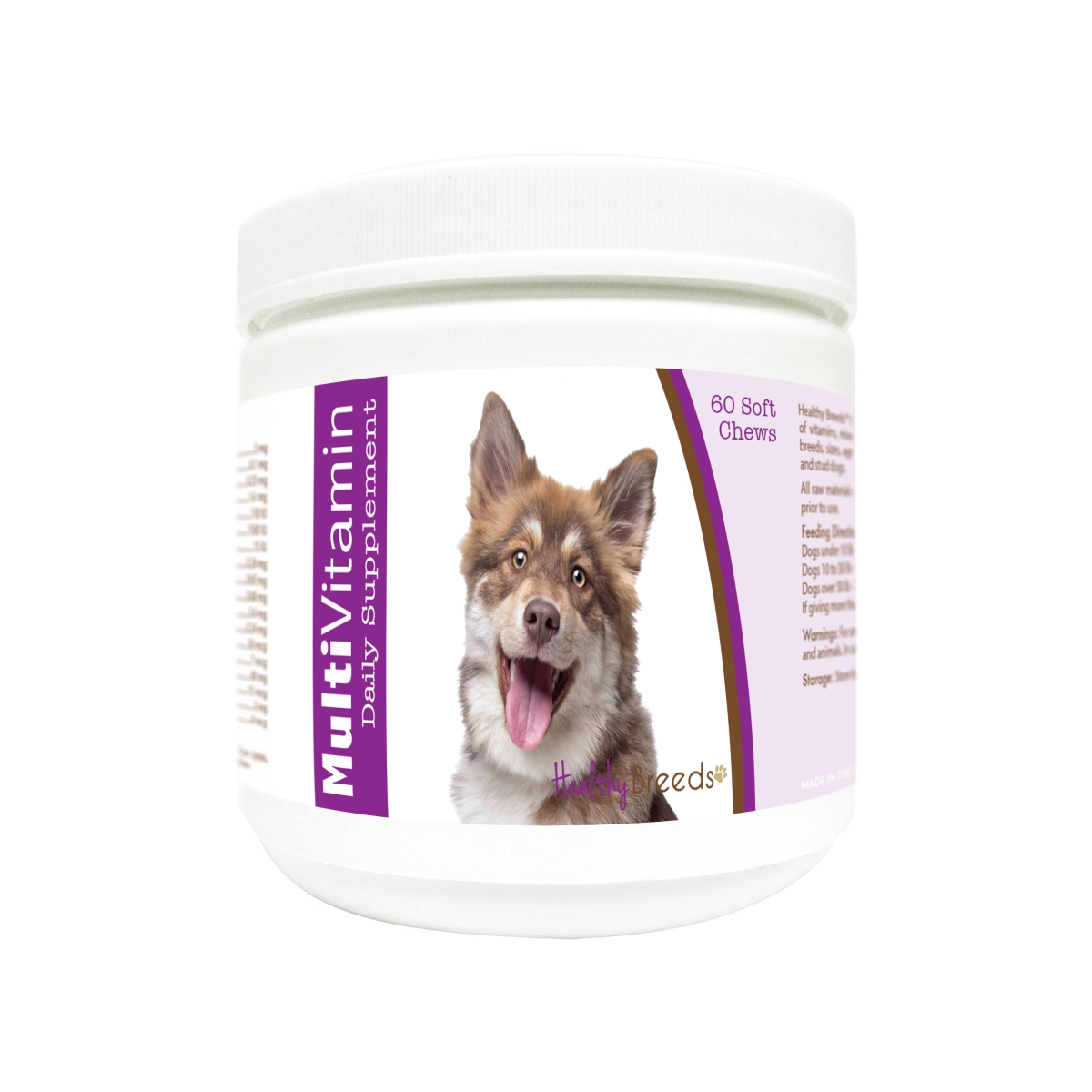 Picture of Healthy Breeds 840235172925 Finnish Lapphund Multi-Vitamin Soft Chews - 60 Count