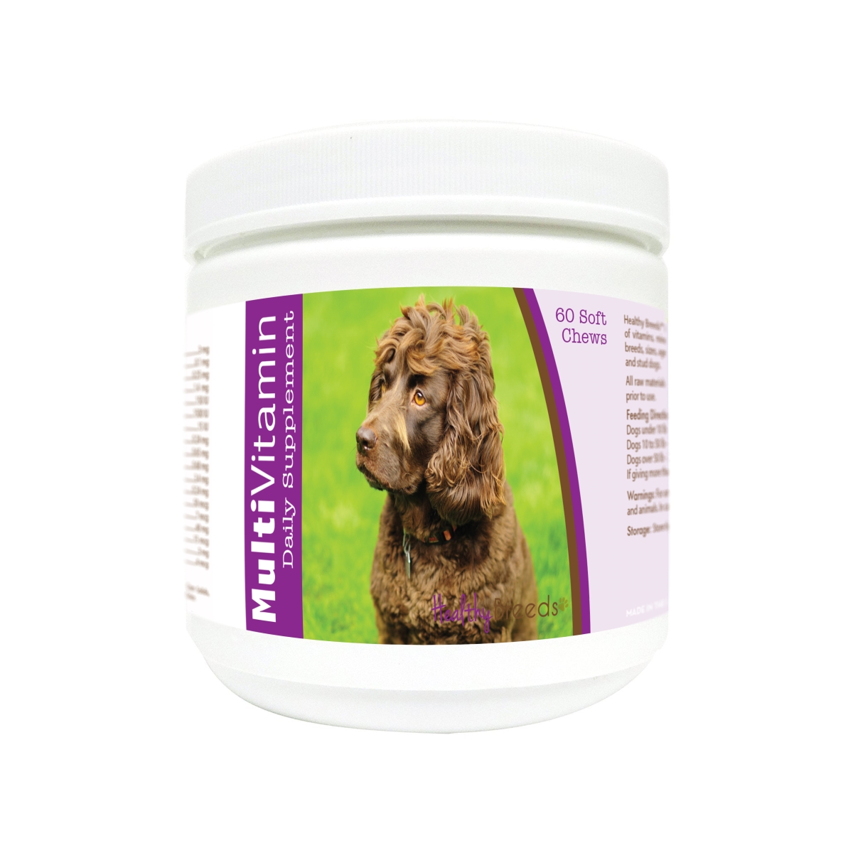 Picture of Healthy Breeds 840235173007 Boykin Spaniel Multi-Vitamin Soft Chews - 60 Count