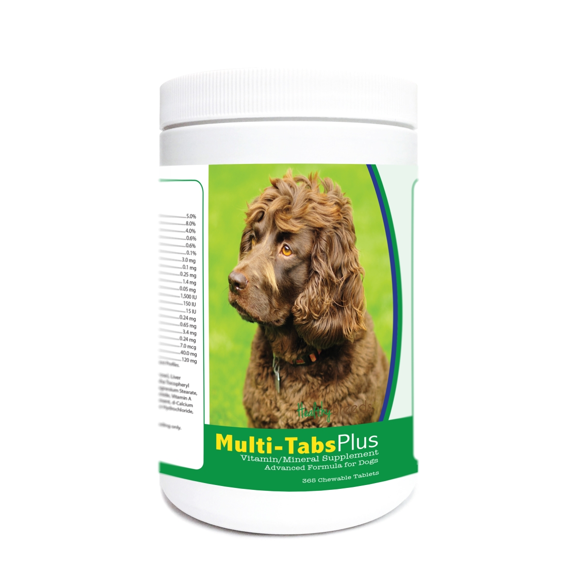 Picture of Healthy Breeds 840235173021 Boykin Spaniel Multi-Tabs Plus Chewable Tablets - 365 Count