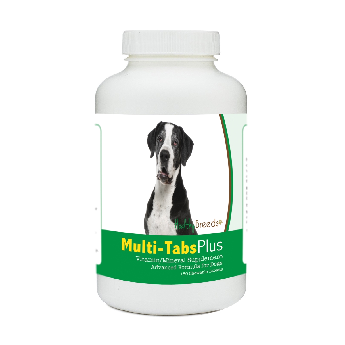 Picture of Healthy Breeds 840235173342 Great Dane Multi-Tabs Plus Chewable Tablets - 180 Count