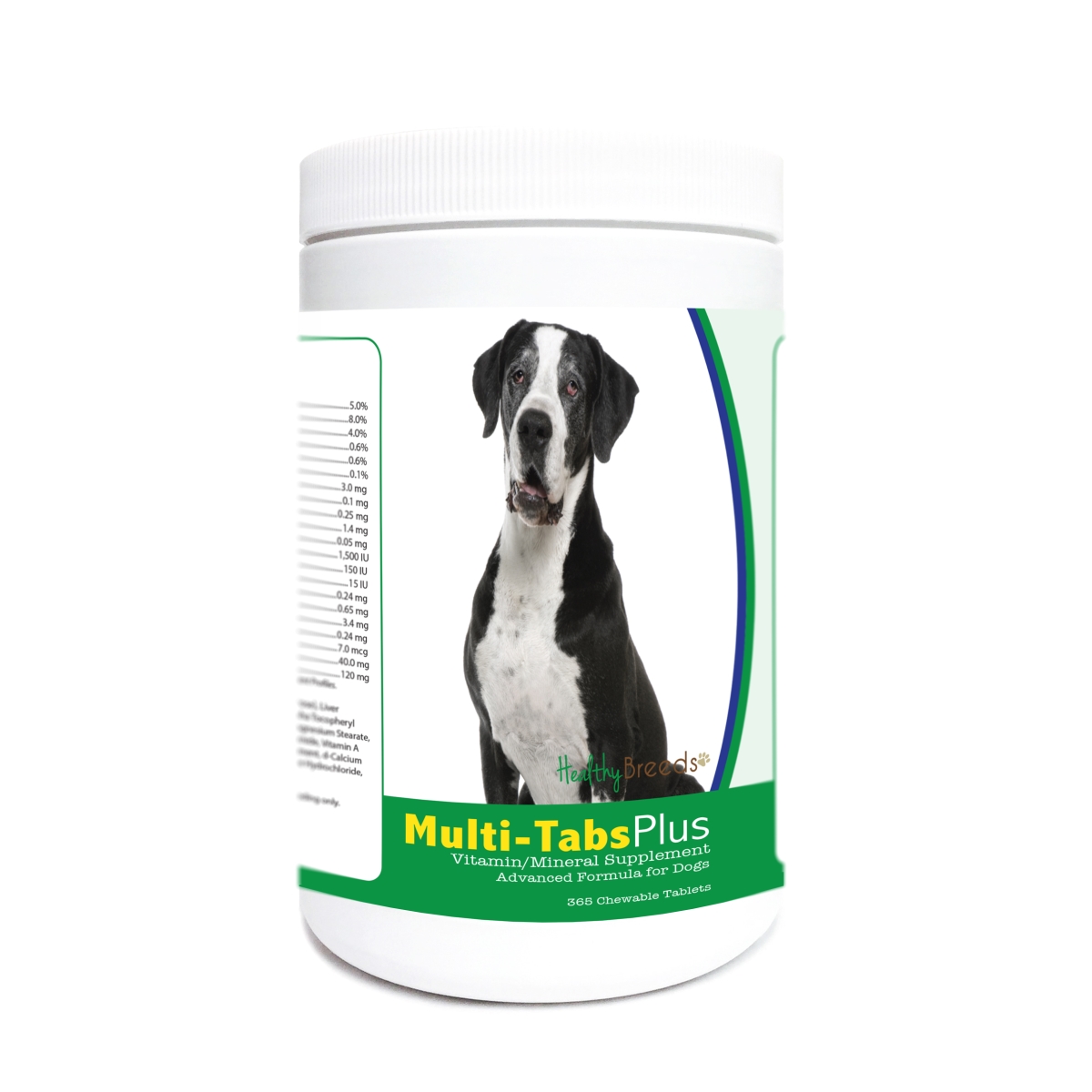 Picture of Healthy Breeds 840235173373 Great Dane Multi-Tabs Plus Chewable Tablets - 365 Count