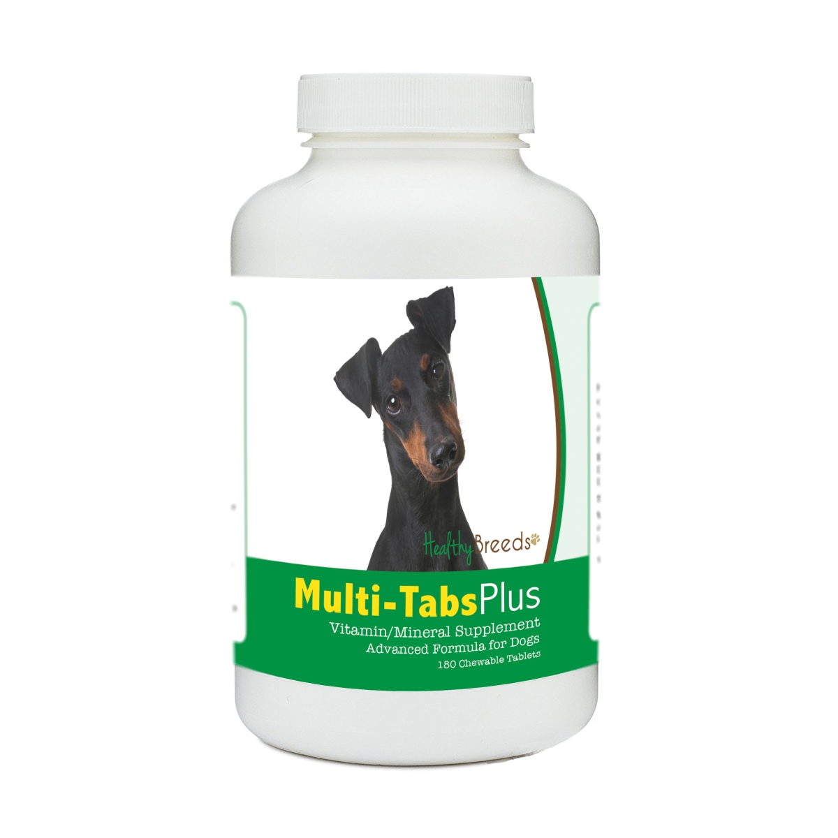 Picture of Healthy Breeds 840235173502 Manchester Terrier Multi-Tabs Plus Chewable Tablets - 180 Count