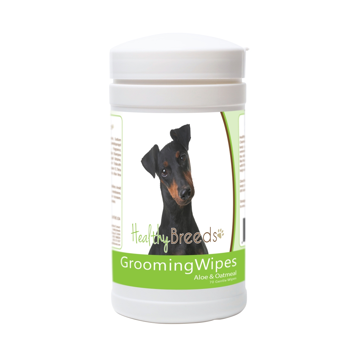 Picture of Healthy Breeds 840235173526 Manchester Terrier Grooming Wipes - 70 Count