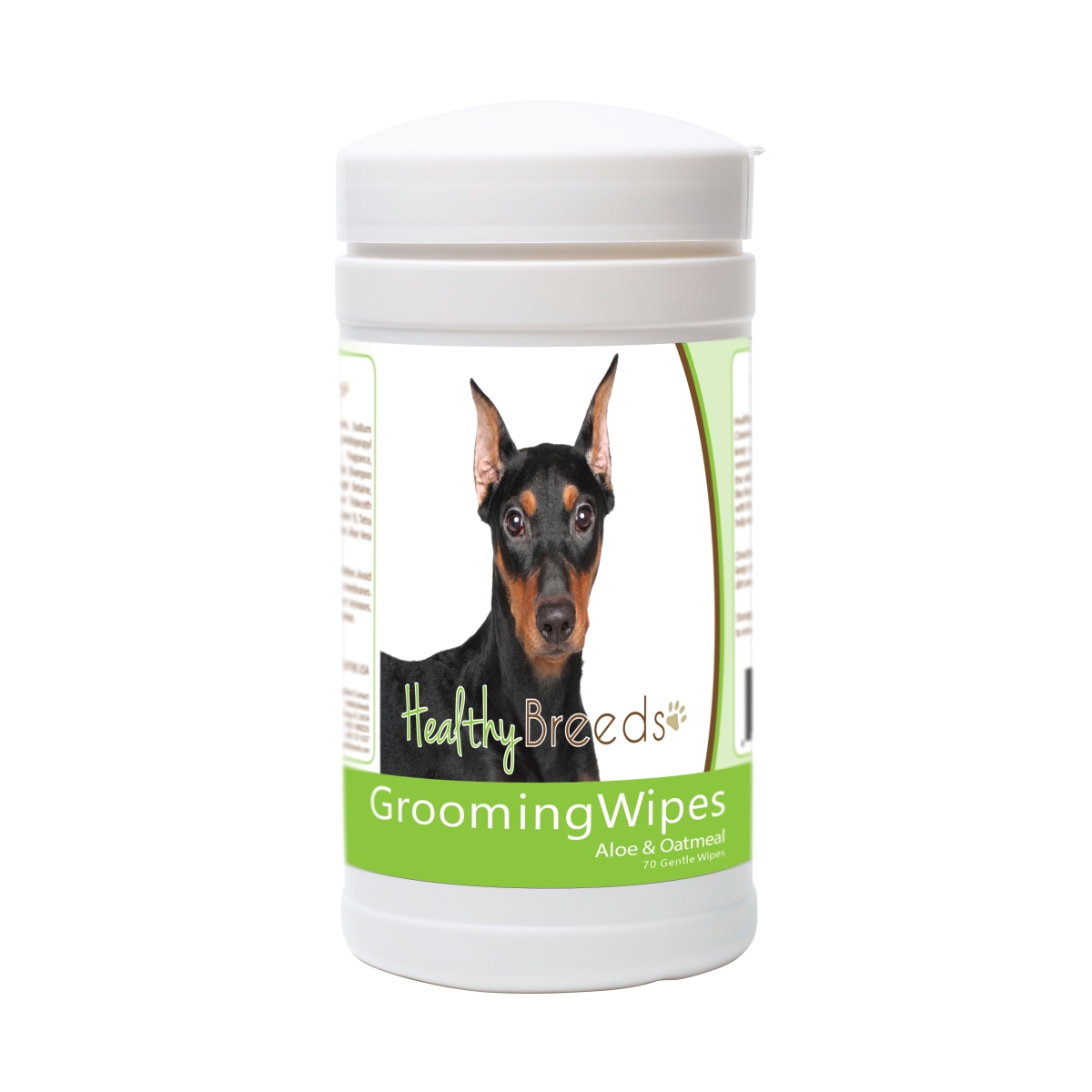 Picture of Healthy Breeds 840235173557 German Pinscher Grooming Wipes - 70 Count